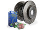 Saab EBC Brakes 2 Greenstuff 2000 Brake Pads and USR Sport Slotted Brake Rotors Ki