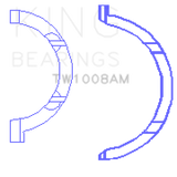 King Engine Bearings Nissan QR25DE DOHC 16 Valve Thrust Washer Set