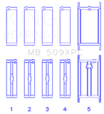 King Engine Bearings Chevrolet 400 V8 Coated Performance Rod Bearing Set