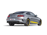 Akrapovic 16-17 AMG C63 Coupe Evolution Line Cat Back (Titanium) w/ Carbon Tips (Req. Link Pipe)