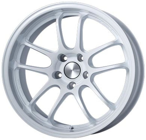 Enkei PF01EVO 17x9 0mm Offset 5x114.3 75mm Bore Pearl White Wheel Special Order / No Cancel