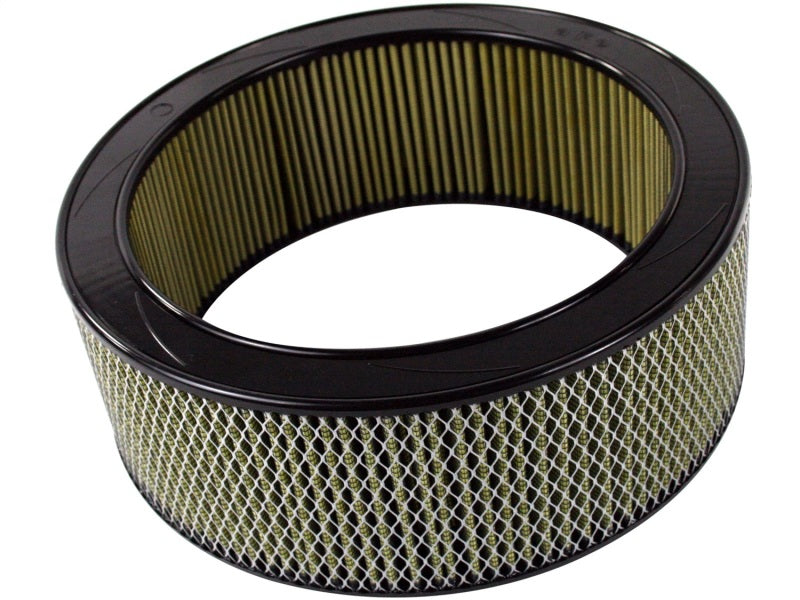 aFe MagnumFLOW Air Filters Round Racing PG7 A/F RR PG7 14OD x 11ID x 5H IN with E/M