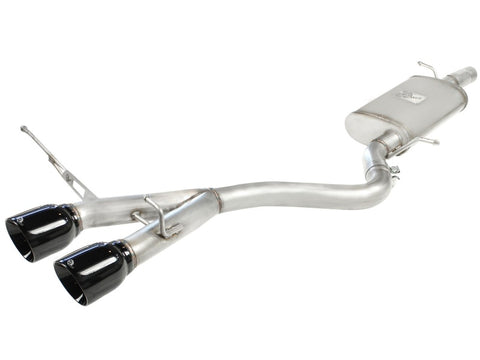 aFe MACHForce XP Exhaust 304SS Cat-Back w/ Black Tips 2008 VW Golf R32 V5 3.2L