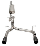 Corsa 2018-2025 Jeep Wrangler JLU 3.6L 2.75in Sport Cat-Back Exhaust w/ 4in Black Tips