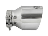 aFe MACH Force-Xp 304 SS Clamp-On Exhaust Tip 2.5in. Inlet / 4in. Outlet / 6in. L - Polished