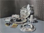 4 Piston Pro Street Front Brake Kit 23-48 Ford 4 Hole Spindle