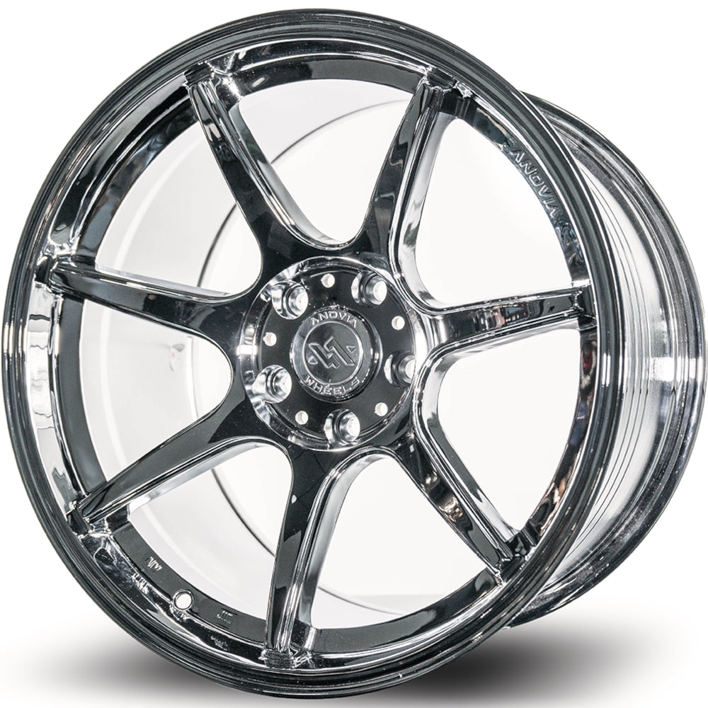 Kano Rotary Forged Wheels Chrome 15x8 Bolt Pattern 4x100 Offset 25 Anovia Wheels