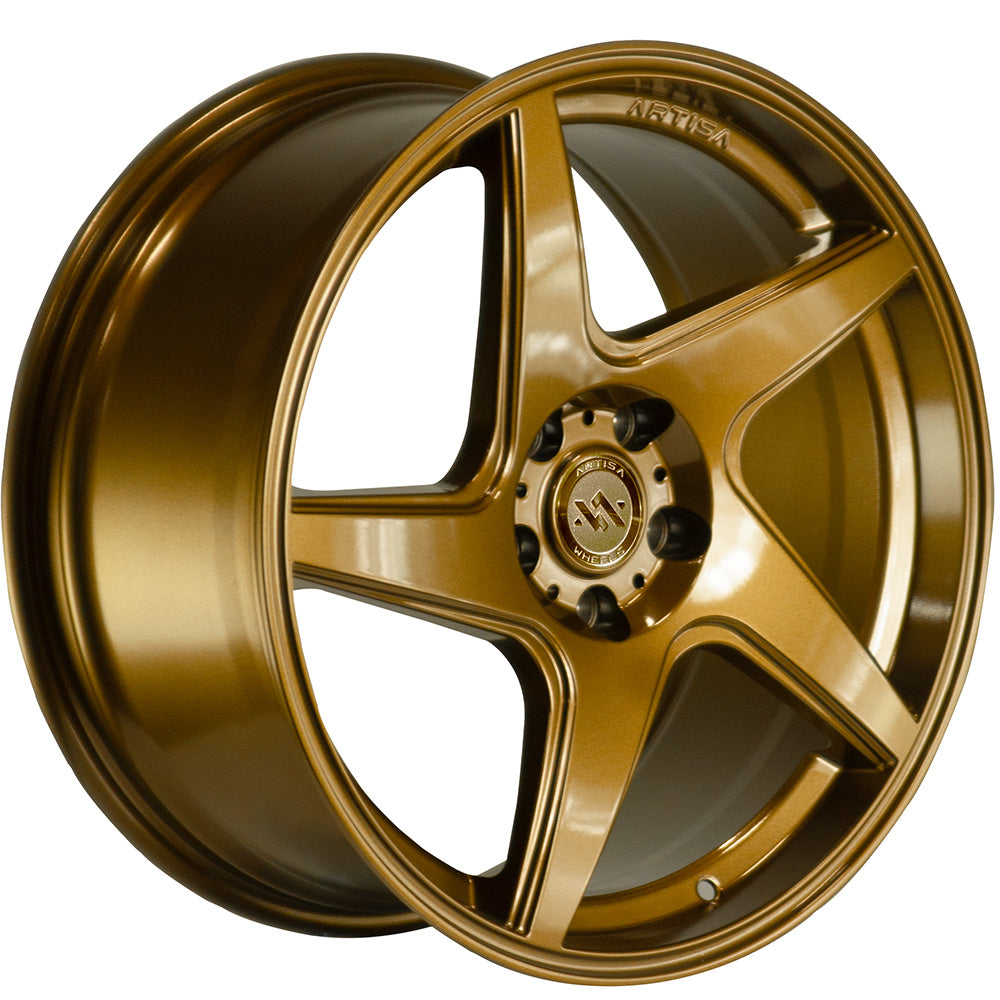 Kinetic Rotary Forged Wheels Bronze 18x8.5 Bolt Pattern 5x108 Offset 40 Anovia Wheels