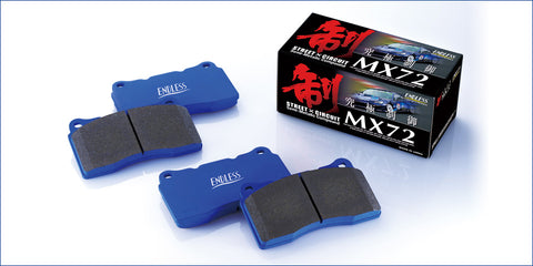 Endless MX72 Brake pads for 2020+ GR Supra Premium, Launch Edition [Rear Rotor Size 345x24]