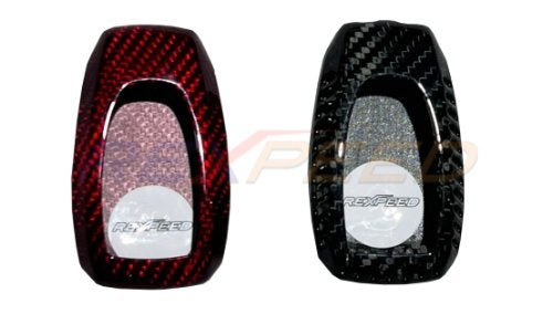 GR86 / BRZ 2022+ Dry Carbon Key Fob Cover-Black / Red