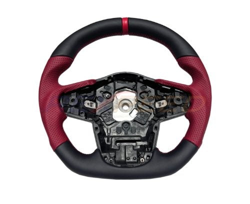 Supra GR 2020+ Red+Black Leather Steering Wheel