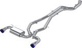 2020-2022 TOYOTA SUPRA 3 INCH CAT-BACK EXHAUST DUAL REAR EXIT WITH BURNT END TIPS/CF