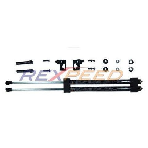 Black Series Hood Dampers for SUBARU GDA B 02-07(AL)