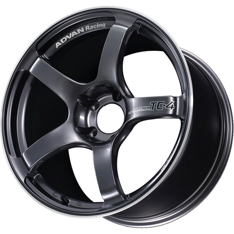 ADVAN TC4 18X10 +32 5x112 RACING BLACK GUNMETALLIC & RING